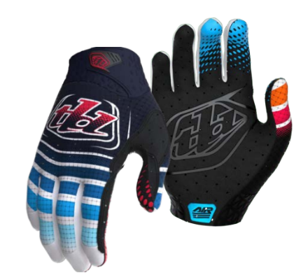 Guantes MTB Troy Lee Designs Air Wavez Navy / Red